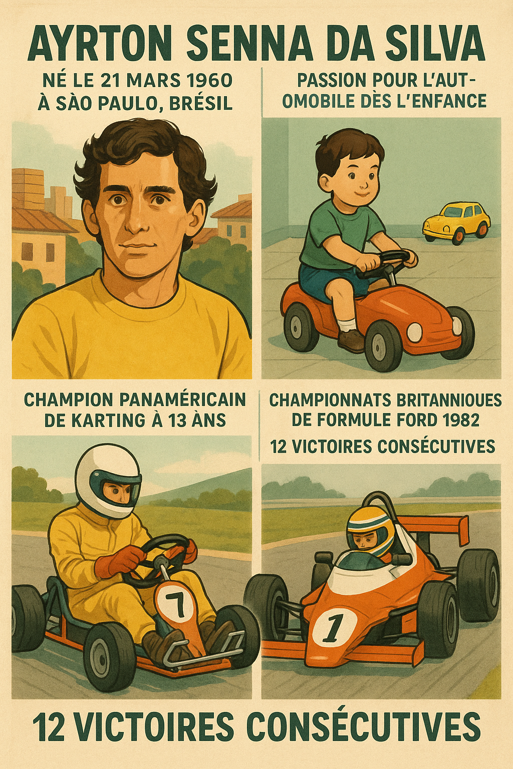 Ayrton Senna jeune