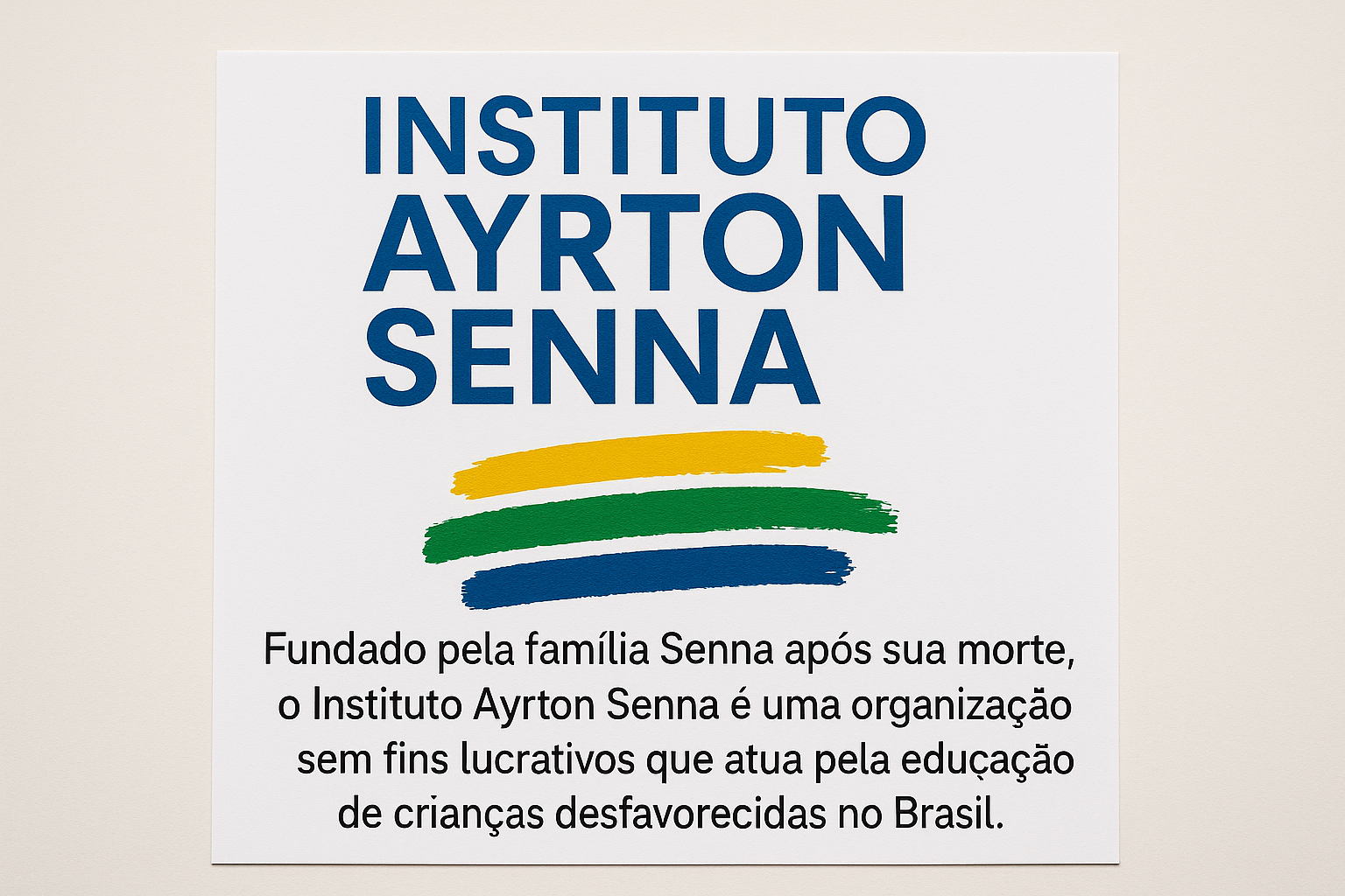 Institut Ayrton Senna